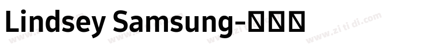 Lindsey Samsung字体转换